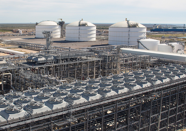 A liquefied natural gas terminal in Louisiana.