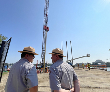 NPS starts repairs on Tidal Basin, Potomac River seawalls