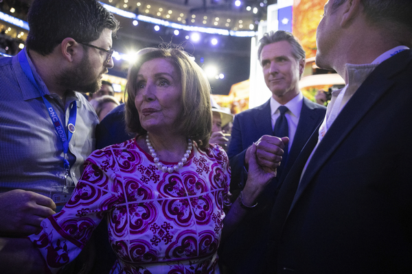 Nancy Pelosi and Gavin Newsom. 