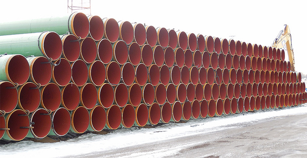 Pieces of the unbuilt Constitution pipeline in upstate New York. 