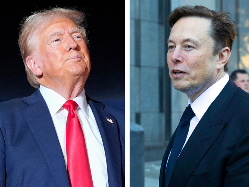 Donald Trump and Elon Musk